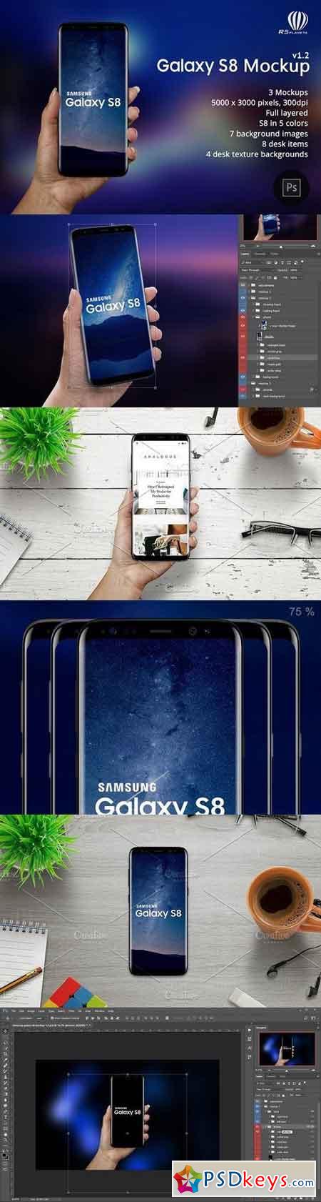 Samsung Galaxy S8 mockup 131770