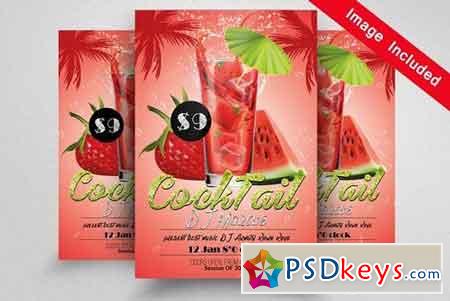 Cocktail Party Flyer Template 1604787