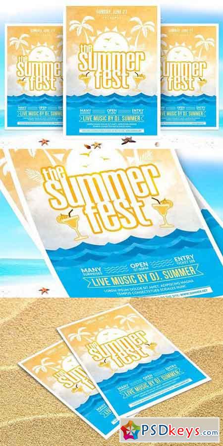 The Summer Fest Flyer Template 1595108