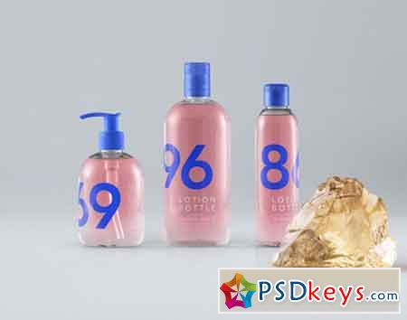 Transparent Psd Cosmetic Packaging