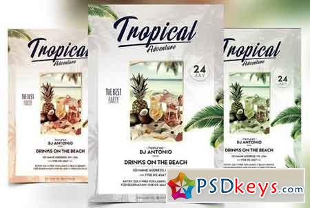 Tropical Adventure - PSD Flyer 1606316