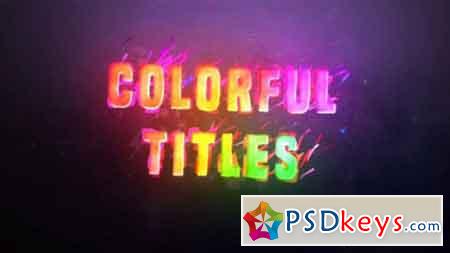Colorful Titles 20198053 - After Effects Projects