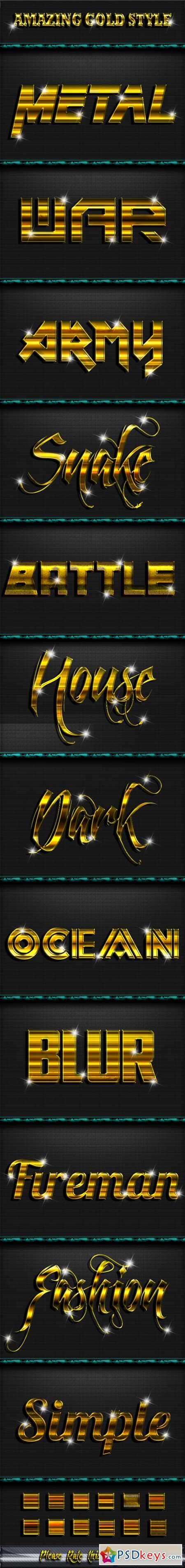 Gold Style Text Effect V. 2 20244817