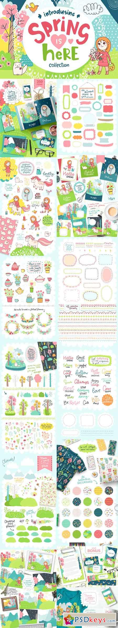 Spring is Here! Graphics & Patterns