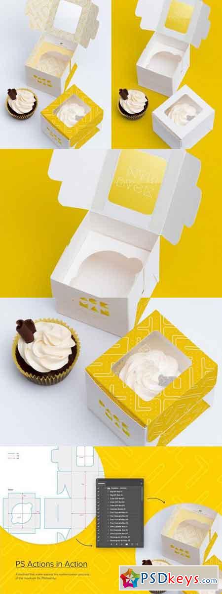 One Cupcake Box Mockup 01 1624961
