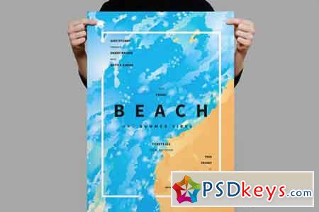 Beach Summer Flyer Poster