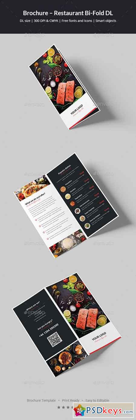 Brochure  Restaurant Bi-Fold DL 20337336
