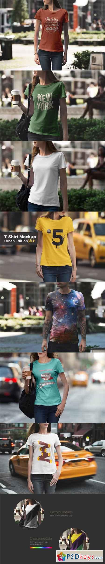 T-Shirt Mockup Urban Edition Vol. 4