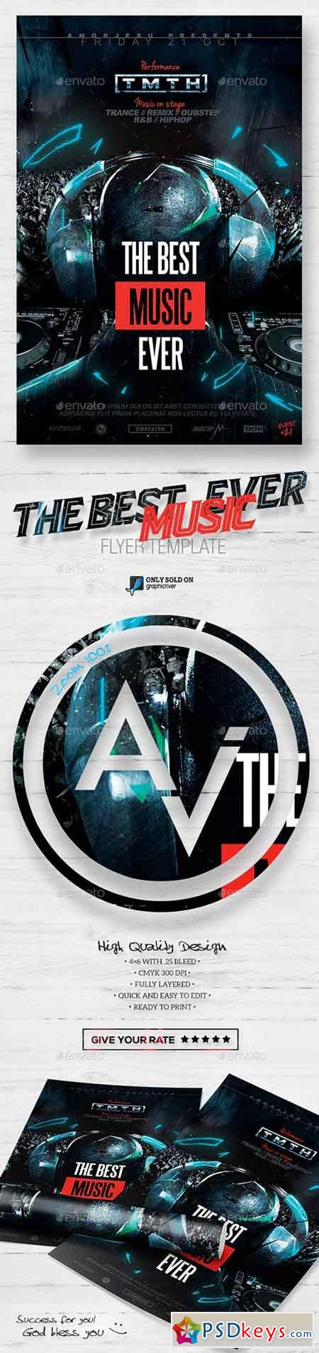 The Music Ever Flyer Template 15551998