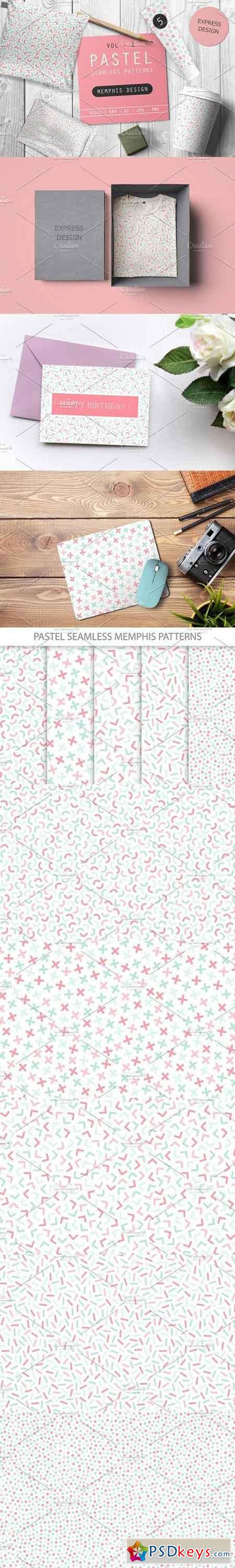 Colorful delicate seamless patterns 1617124