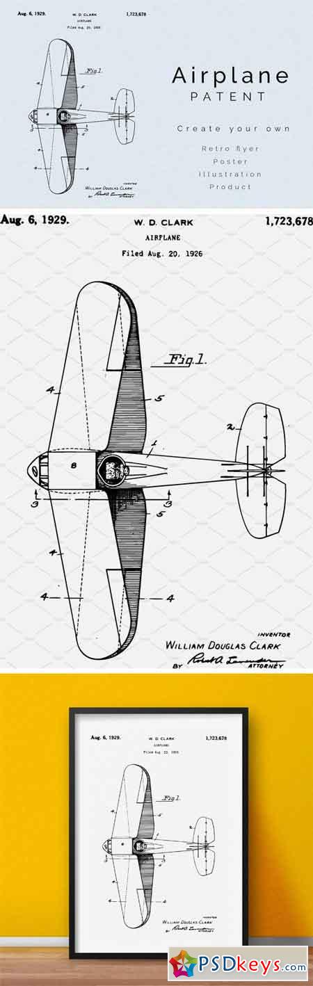 Airplane Patent 1659751