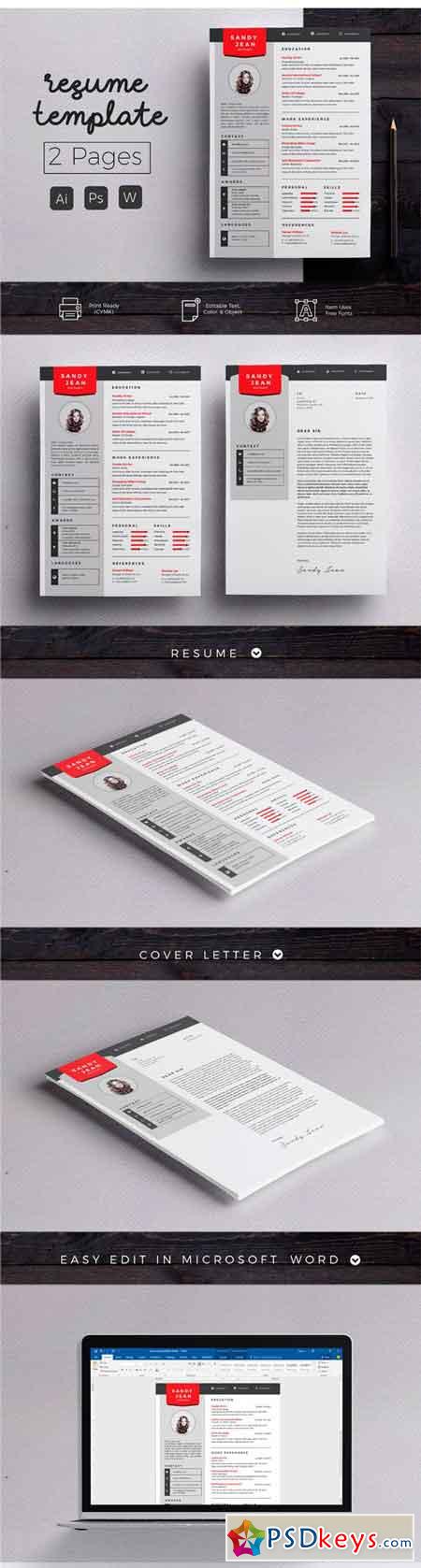 Clean Resume & Cover Letter 1659509