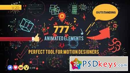 Shape Elements V2.0 7826596 - After Effects Projects