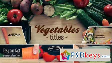 Vegetables Titles 7502130 - After Effects Projects