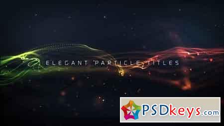 Elegant Particle Titles 20159683 - After Effects Projects