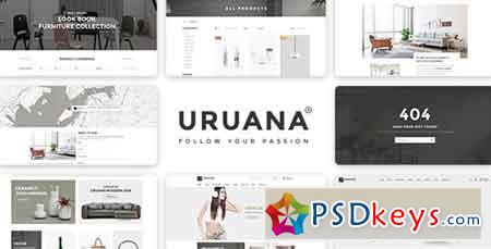 Uruana  Multi Concept eCommerce PSD Template 1744667