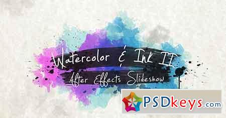 Watercolor & Ink Slideshow 2 16264887 - After Effects Projects