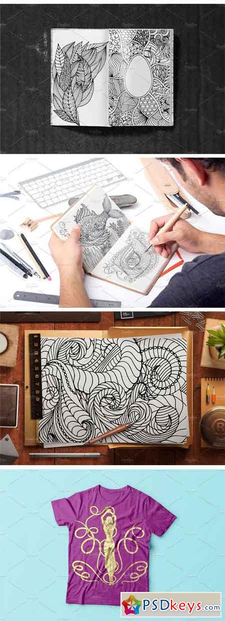 Doodling Coloring Pages 1661232