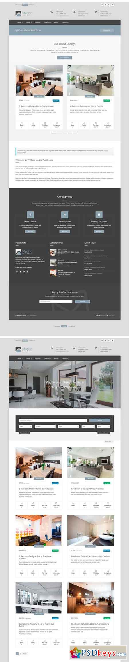 Real Estate WordPress WPCasa Madrid 1643173