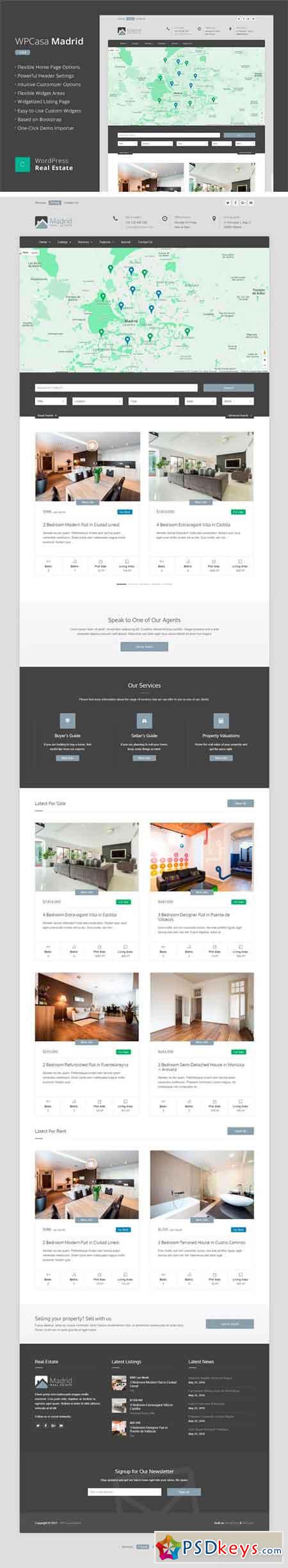 Real Estate WordPress WPCasa Madrid 1643173