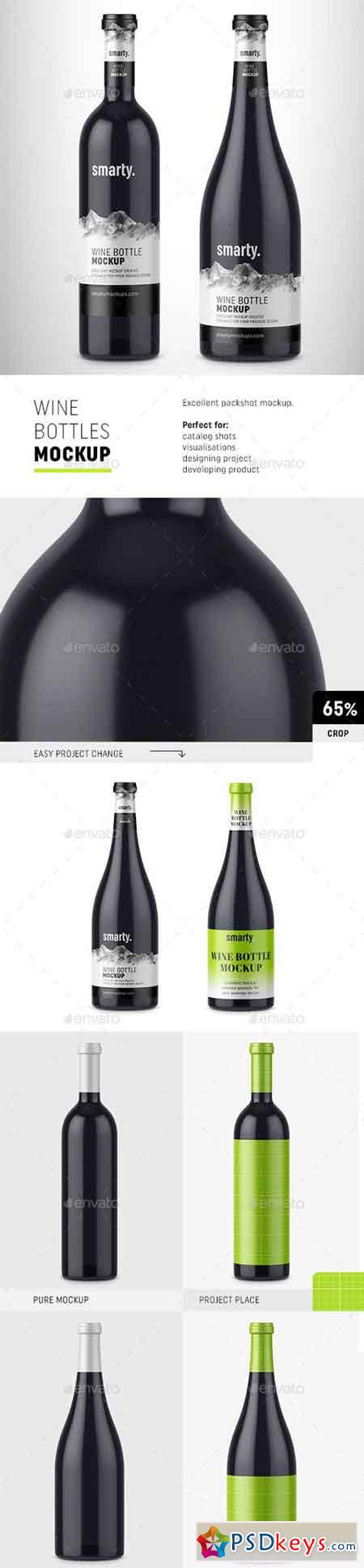 Wine Bottles Mockup 20262616