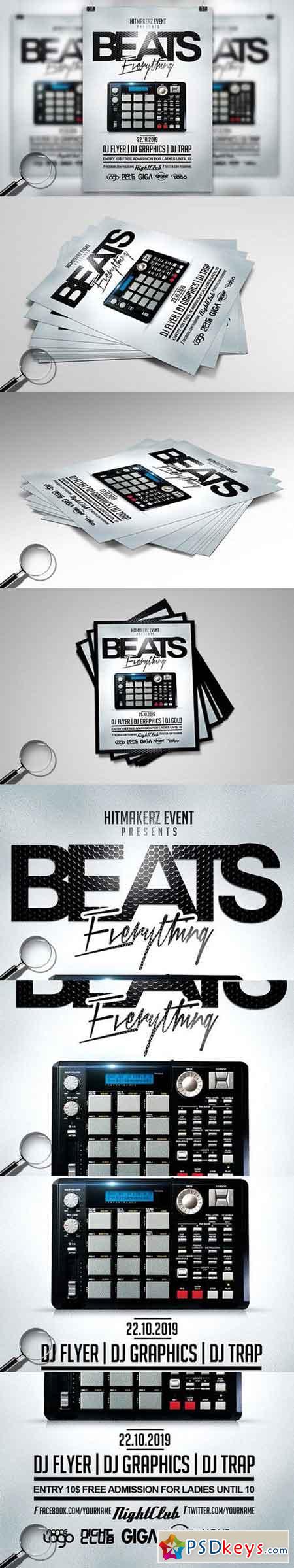 Beats Everything Flyer Template 1636062