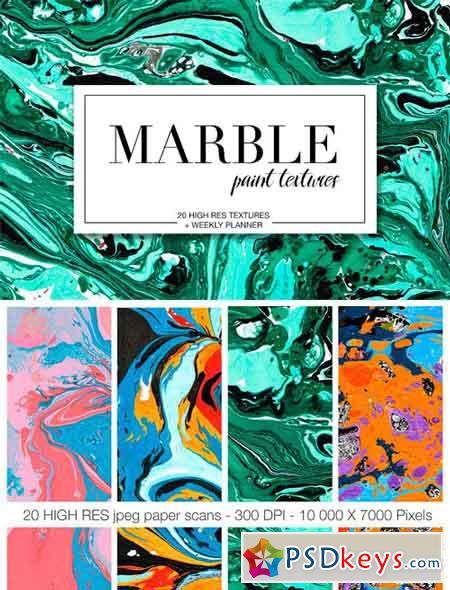 Marble Paint Textures Set 1642971