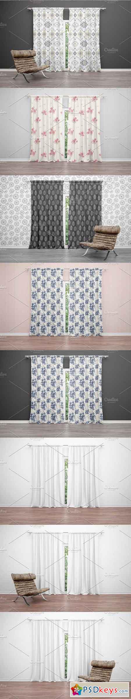 Download Curtains Mockup 1656268 » Free Download Photoshop Vector Stock image Via Torrent Zippyshare From ...