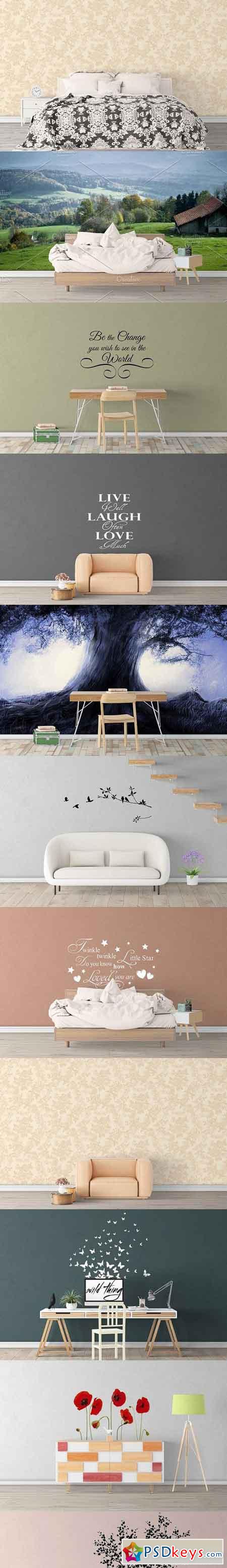 Wall Art Mockups BUNDLE V50 1644883