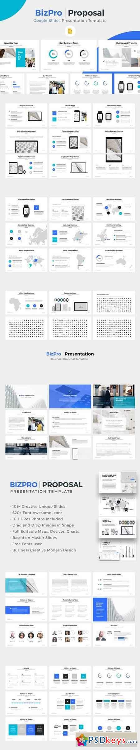 BizPro. Google Slide Presentation Template
