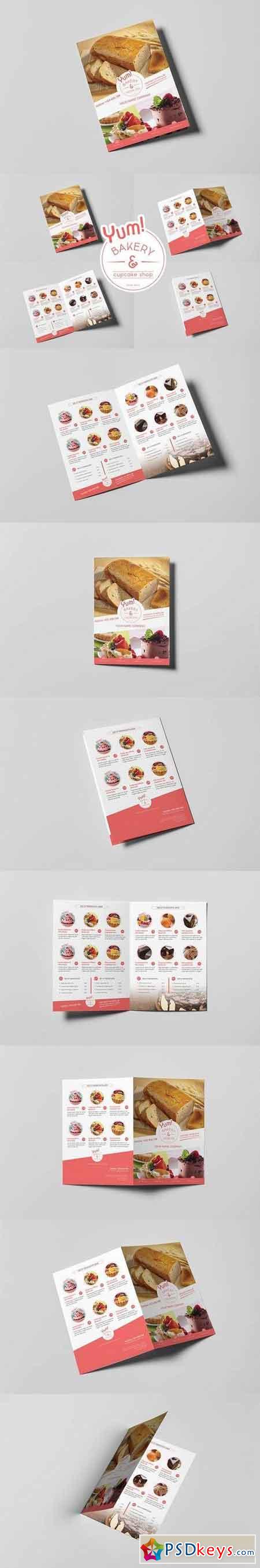 Bakery & Cupcake Shop - Menu Template