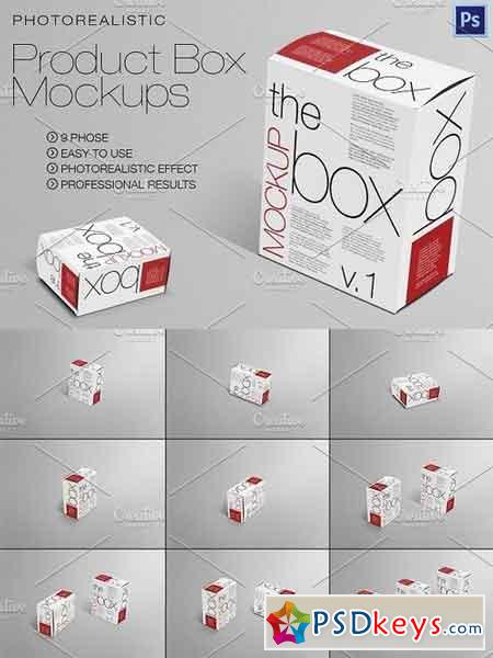 Product Box Mockups 9 Scene 1337594