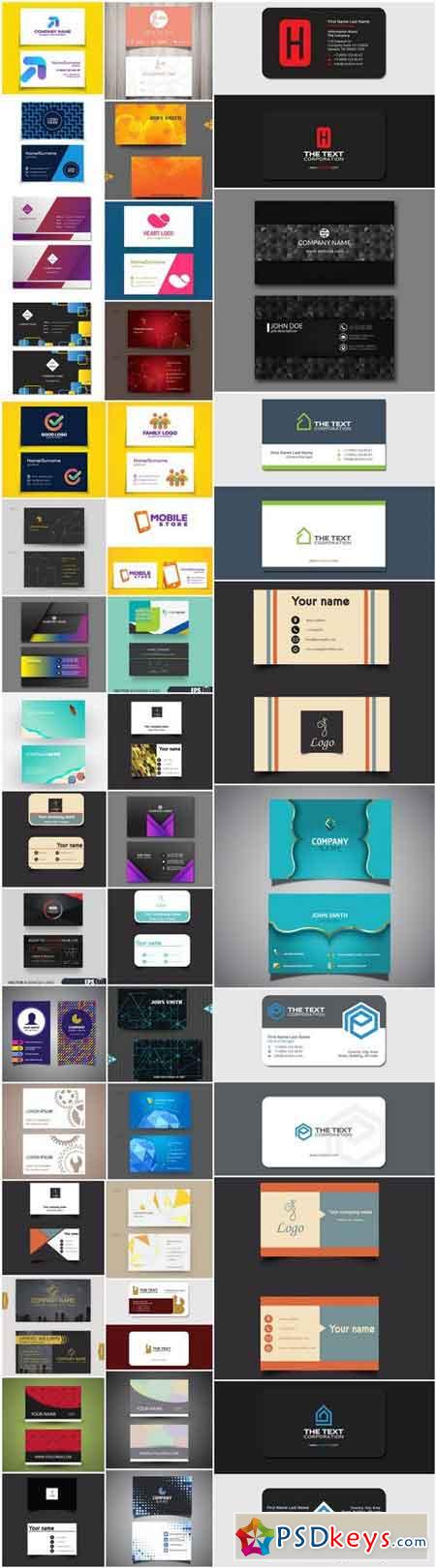 Business Card Template - 40 Vector
