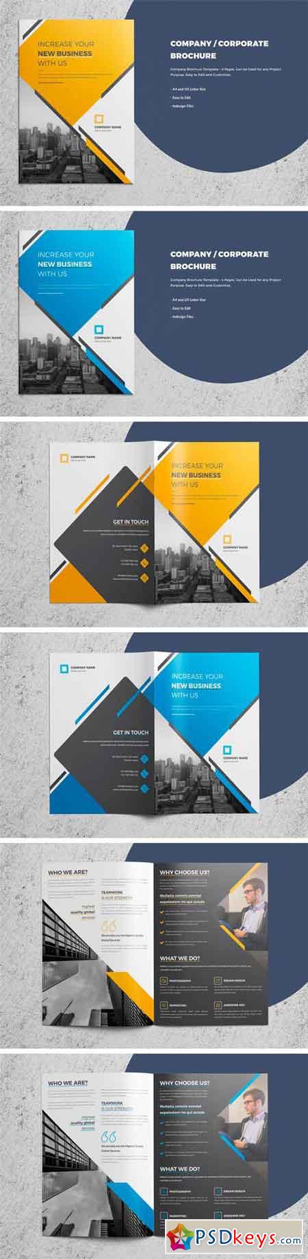 Corporate Company Brochure - 4 Page 1683444