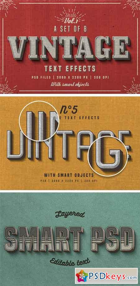 Vintage Photoshop Text Effects 1680352