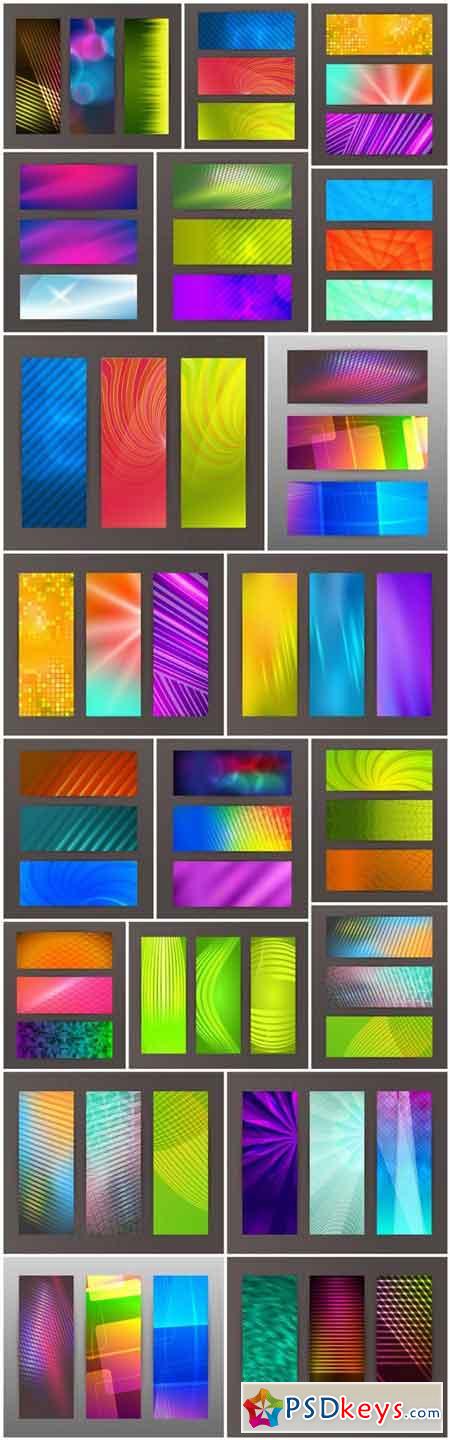 Abstract Banners Collection #135 - 20 Vectors