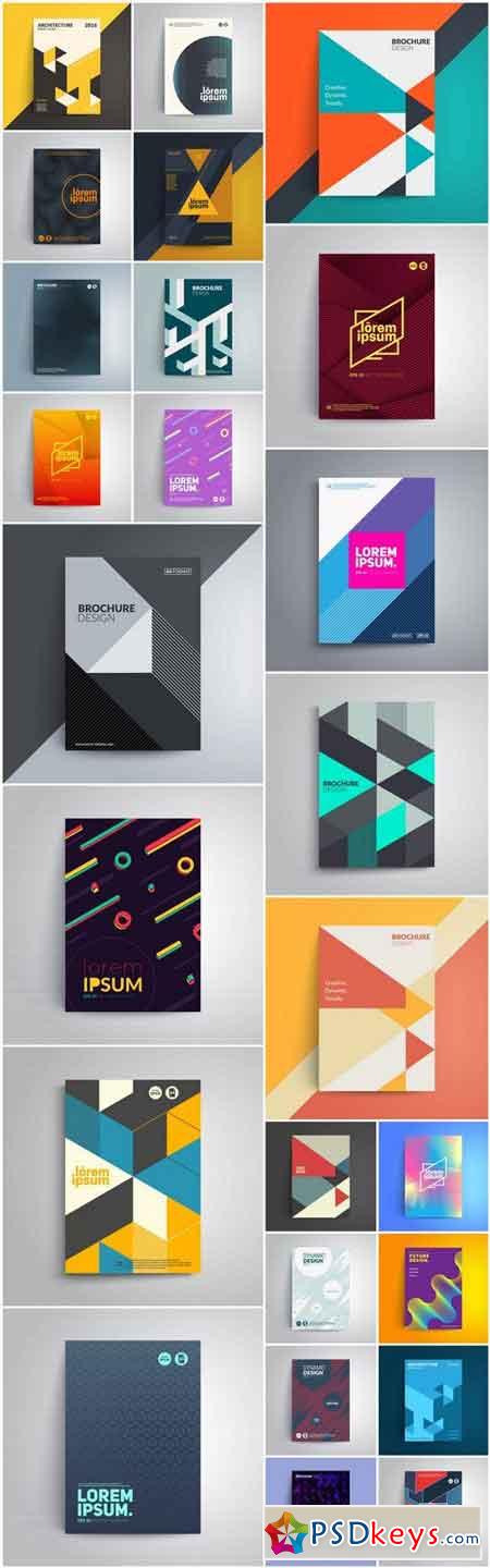 Abstract Cover Template #2 - 25 Vector