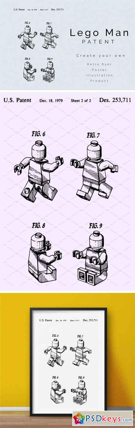 Lego Man Patent 1659707