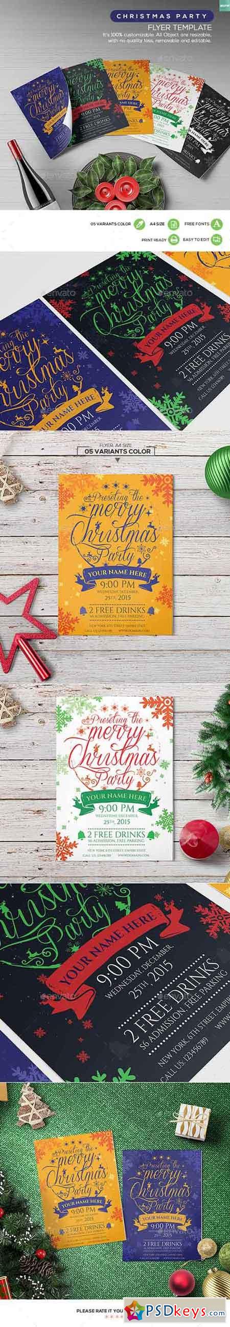 Christmas Party - Flyer Template 03 13745527