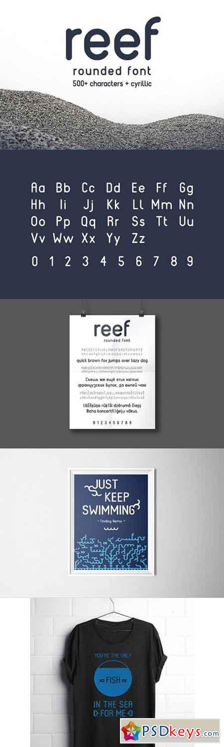 REEF Sans Serif Font 1645415