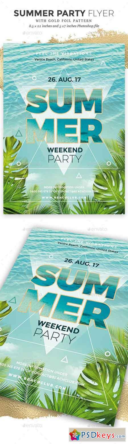 Summer Party Flyer 20363816