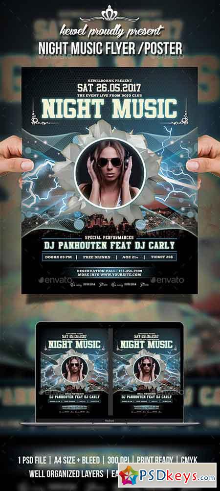 Night Party Flyer Poster 20364265
