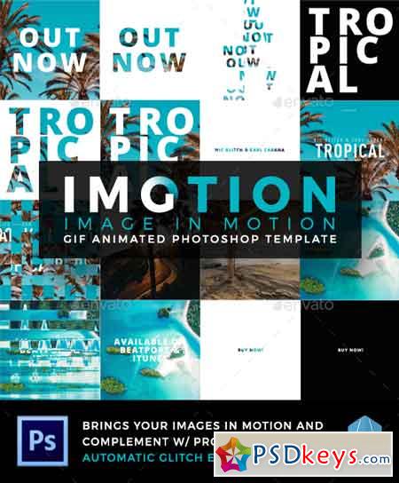 Imotion - Gif Animated Photoshop Template 19620090