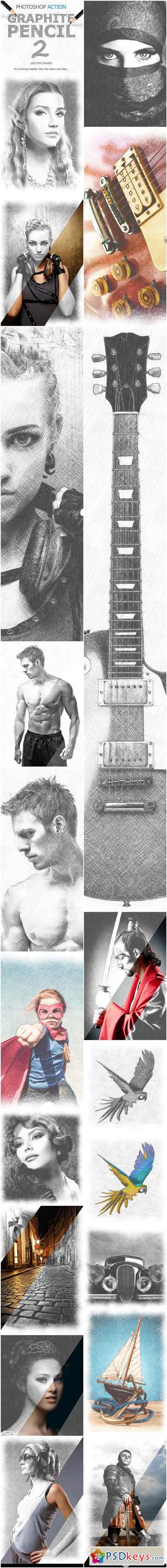 Graphite Pencil 2 Photoshop Actions 1335403