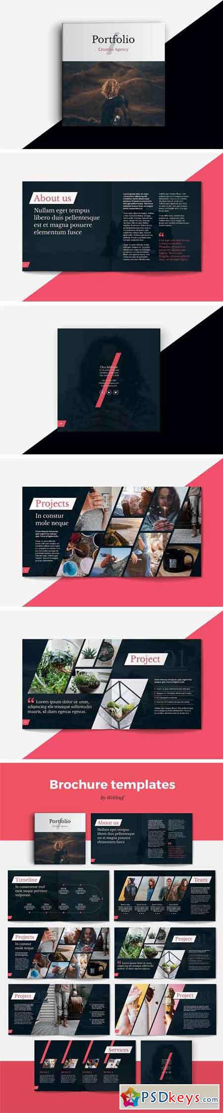 Square Portfolio Brochure Template 1625605