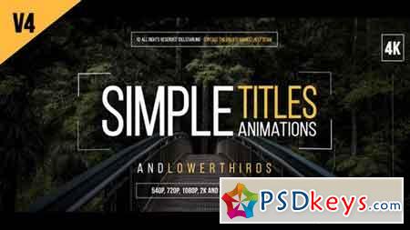 30 Simple Titles V4 14507047 - After Effects Projects