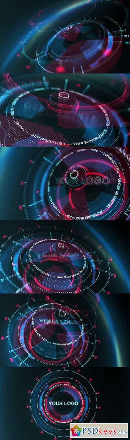 Hi-Tech HUD Logo Reveal 17522904 - After Effects Projects