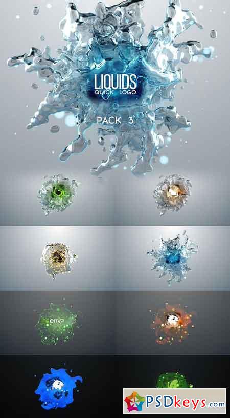 Liquids Quick Logo Pack 3 18591301 - After Effects Projects
