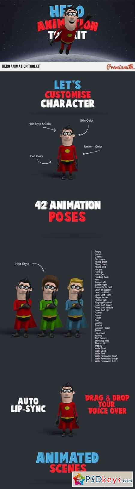 Hero Animation Toolkit 20005694 - After Effects Projects