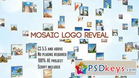 Mosaic Logo Reveal 19756238 - After Effects Projects